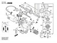 Bosch 0 601 701 042 GWS 9-125 Angle Grinder 230 V / GB Spare Parts GWS9-125